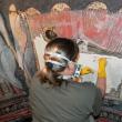Lucrările de restaurare şi conservare a picturilor murale au fost coordonate de Carmen Cecilia Solomonea
