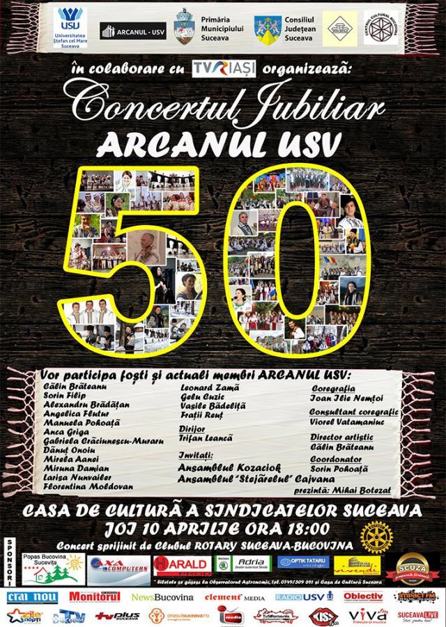 Concert jubiliar „Arcanul USV 50”