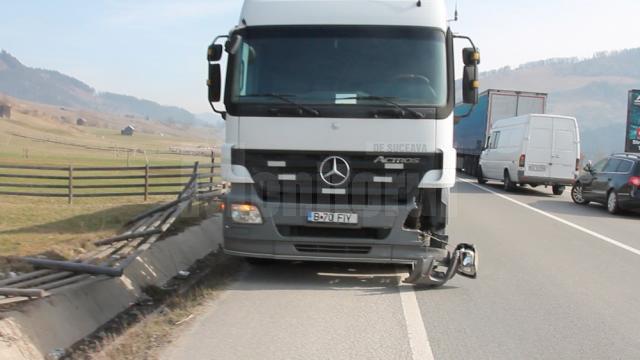 Autotrenul implicat în accident