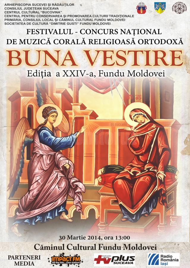 Festivalul-Concurs Naţional de Muzică Corală Religioasă Ortodoxă „Buna Vestire”