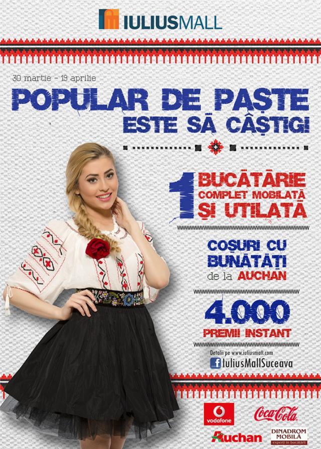 Bucătărie complet mobilată şi utilată, oferită de Iulius Mall Suceava