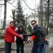 Vedetele au plantat copaci la Fălticeni şi Câmpulung Moldovenesc