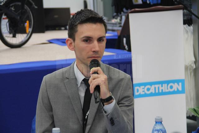 Adrian Zlătan, directorul magazinului Decathlon