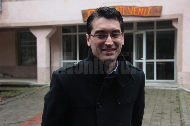 Răzvan Burleanu, primul preşedinte al FRF venit în vizită de lucru la Suceava