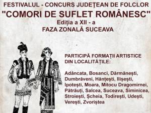 Faza zonala Suceava a Festivalului „Comori de suflet românesc”