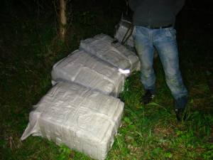 Ţigări de contrabandă confiscate la Straja