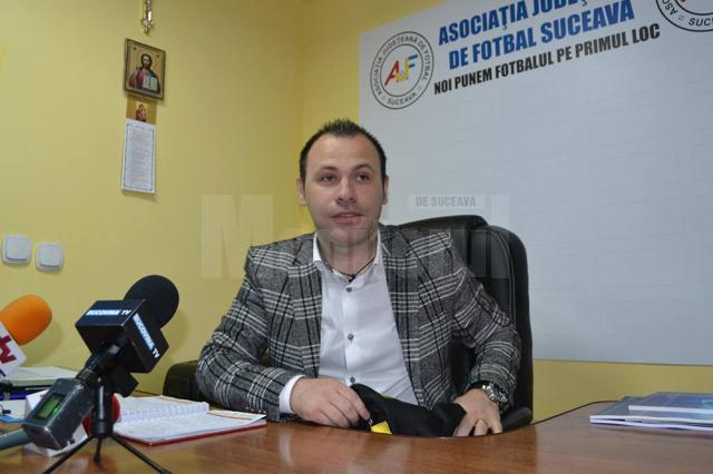 Ciprian Anton vrea să aducă un suflu nou în fotbalul din judeţul Suceava