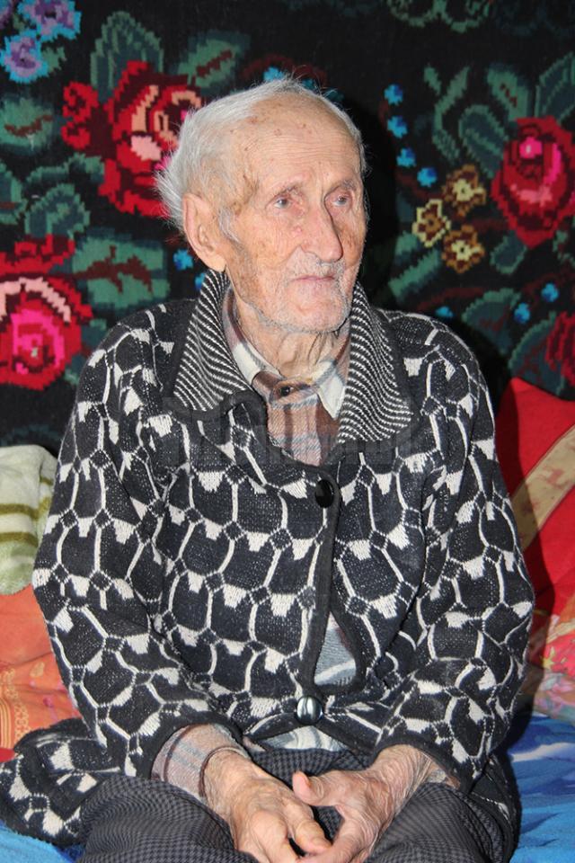 Cel mai bătrân sucevean a împlinit 105 ani şi trăieşte la Botoşana