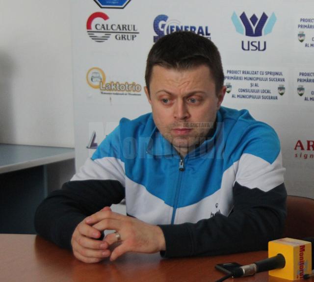 Răzvan Bernicu: „E clar că echipa din Baia Mare este acum mare favorită, dar noi suntem hotărâţi să ne batem până la capăt”