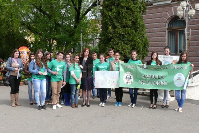 Marşul organizat de Patrula Eco Desire de la Colegiul ,,Vasile Lovinescu''