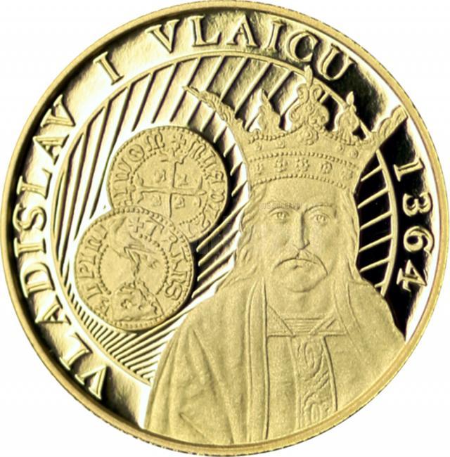 Monede dedicate aniversării a 650 de ani de la începutul domniei lui Vladislav I Vlaicu