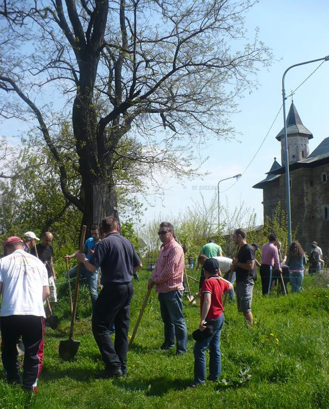 Zeci de voluntari s-au mobilizat pentru a continua campania „Rădăcini și Oxigen pentru Zamca”