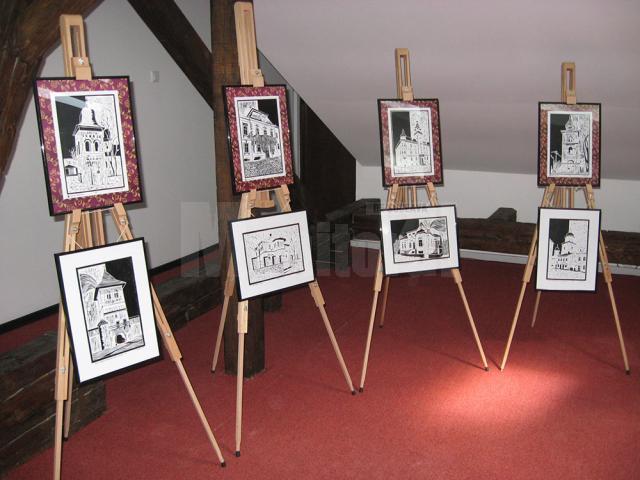 Zece artişti plastici suceveni au expus circa 50 de lucrări la Casa Prieteniei