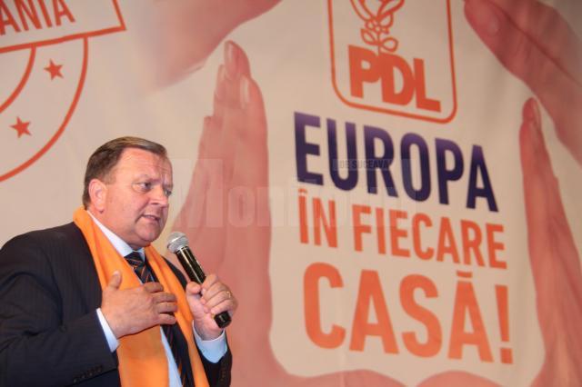 Flutur i-a chemat pe alegătorii din zona de munte să fie alături de PDL la alegerile europarlamentare