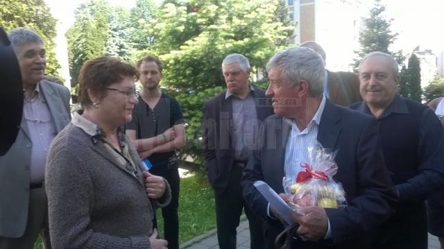 Mircea Diaconu a venit să le mulţumească sucevenilor care i-au susţinut candidatura la Parlamentul European