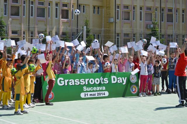 Copiii şi antrenorii suceveni au marcat ziua internaţională Grassroots