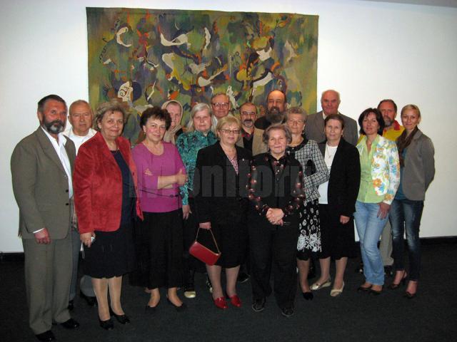 Fotografie de grup la conferinţa de la Muzeul de Ştiinţele Naturii