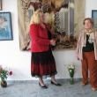 Lucia Puşcaşu şi Ludmila Toma la expoziţia Armonii imaginare