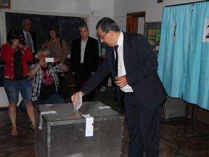 Florin Sinescu: „Am votat pentru că este un drept pe care toţi românii l-au câştigat la 1 ianuarie 2007”