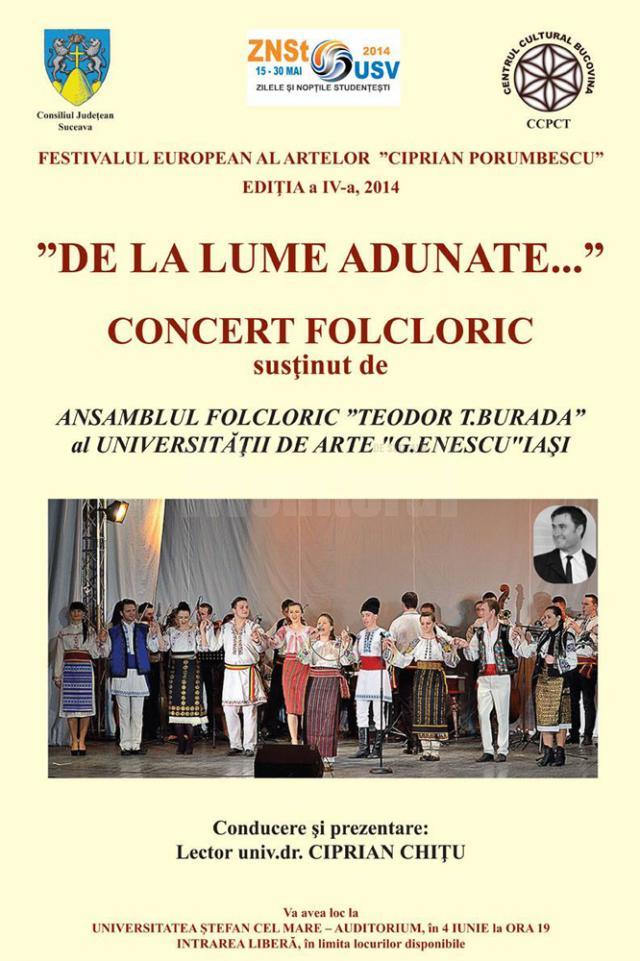 Concert folcloric „De la lume adunate...”