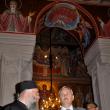 Ordinul de începere a lucrărilor de restaurare a Mănăstirii Putna, dat în prezența vicepremierului Liviu Dragnea