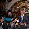 Ordinul de începere a lucrărilor de restaurare a Mănăstirii Putna, dat în prezența vicepremierului Liviu Dragnea