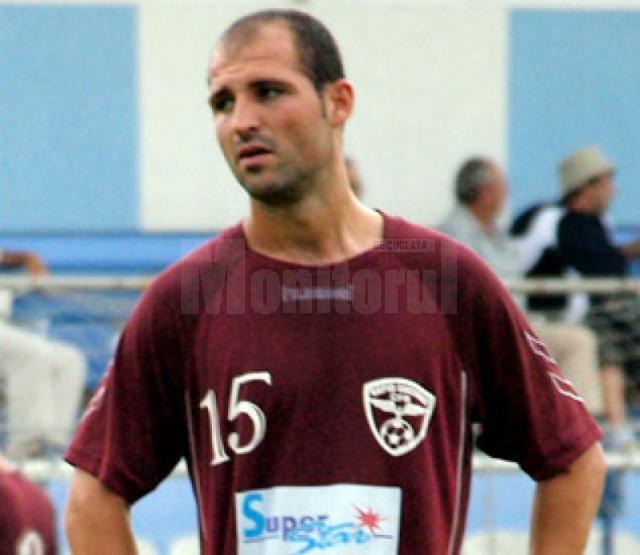 Mircea Negru a înscris toate cele 4 goluri ale sucevenilor