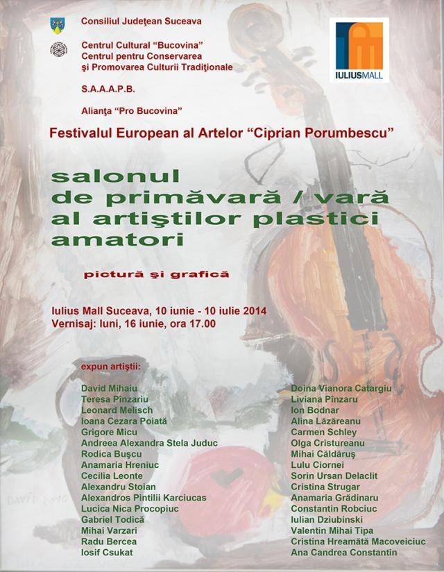 Salonul de primăvară/vară al artiştilor plastici amatori din judeţul Suceava