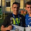 Cel mai bun portar, Andrei Lucaciu (Poliţia Suceava) şi cel mai bun jucător, Adrian Ungureanu, de la ISU Suceava