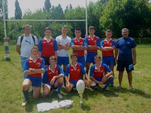 Echipa Palatului Copiilor din Suceava a devenit vicecampioană a României la rugby în 7