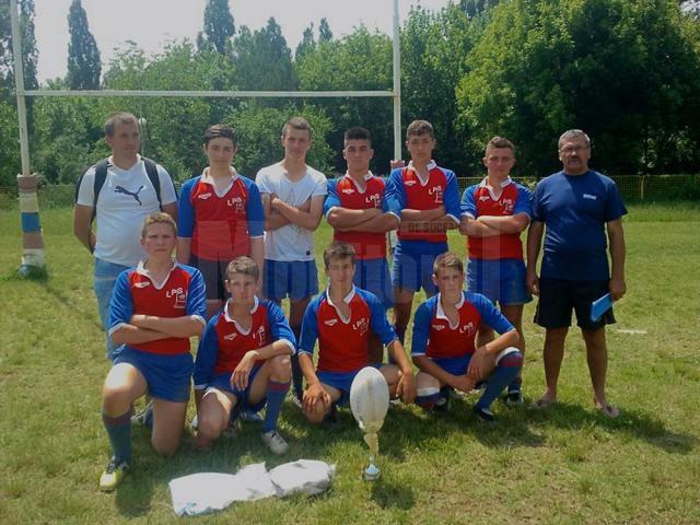 Echipa Palatului Copiilor din Suceava a devenit vicecampioană a României la rugby în 7