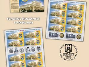 Filatelie Senatul României 150 ani