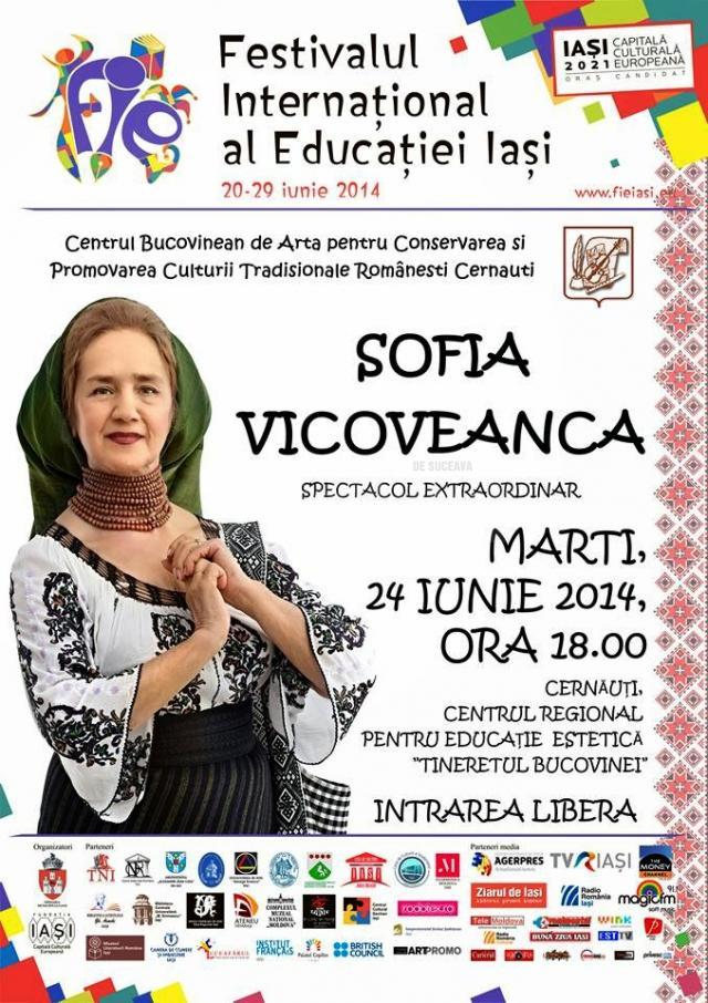 Sofia Vicoveanca, la Cernăuţi