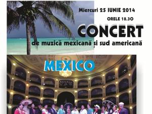 Concert de muzică mexicană și sud-americană, la Suceava