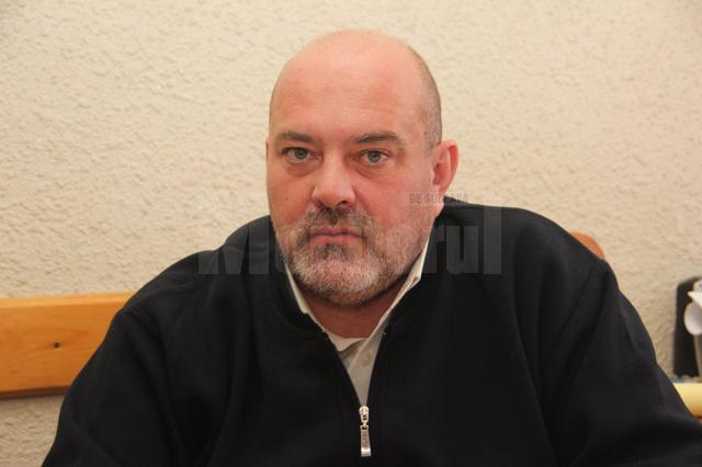 Inginerul Bogdan Cristache, directorul comercial al societăţii furnizoare de apă, SC ACET SA