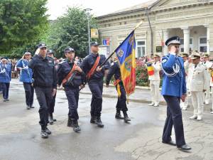 Ceremonie de absolvire la Şcoala Militară de Subofiţeri de Jandarmi Fălticeni