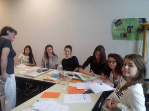 Elevii au participat şi la cursuri intensive de limbă germană