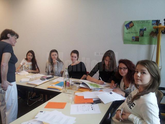 Elevii au participat şi la cursuri intensive de limbă germană