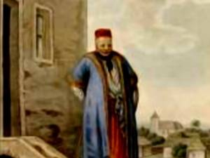 Negustor armean din Siret – acuarelă de Franz Jaschke (1775-1842)