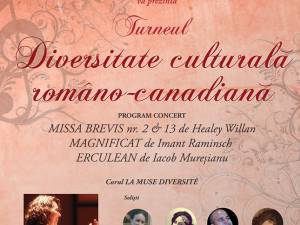 Corul La Muse Diversité – Turneul diversitate culturală româno-canadiană ajunge pe 10 iulie la Suceava