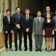 Ministrul Educaţiei Remus Pricopie, alături de 8 preşedinţi de Consilii ale elevilor, printre care şi suceveanul Tudor Găitan