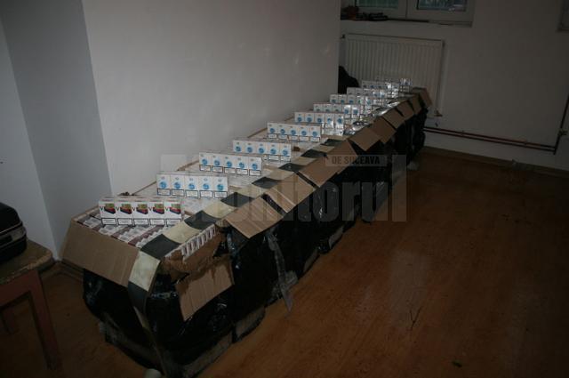 Poliţiştii de frontieră de la Sectorul Brodina au reuşit să intercepteze un transport de ţigări de contrabandă