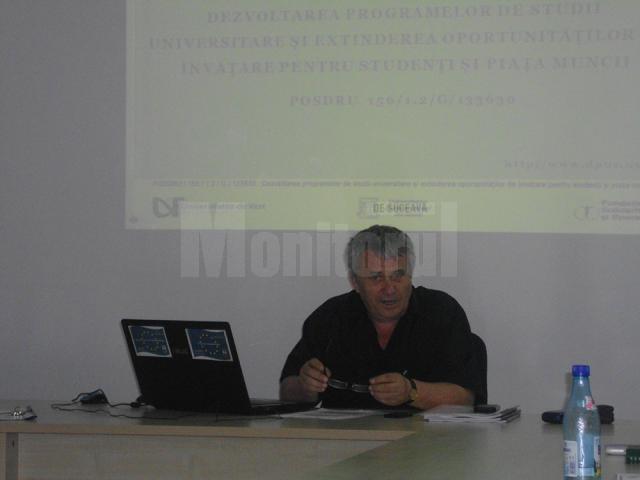 Managerul de proiect, universitarul George Neamţu