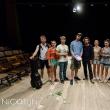 Trupa de studenţi ai prestigioasei Şcoli de Film, Teatru şi Televiziune din Lodz – Polonia Foto: Adrian CRĂCIUNESCUL