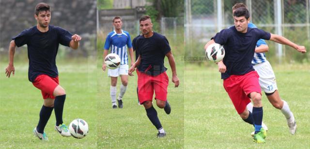 Florin Burcea (stânga), Sacha Marinkovici (centru) şi Marius Matei (dreapta), s-au înţeles cu FCM Suceava