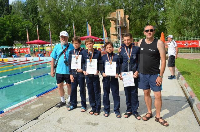 Echipa de băieți 12 ani de la CSȘ 3 Suceava s-a întors acasă cu trei medalii