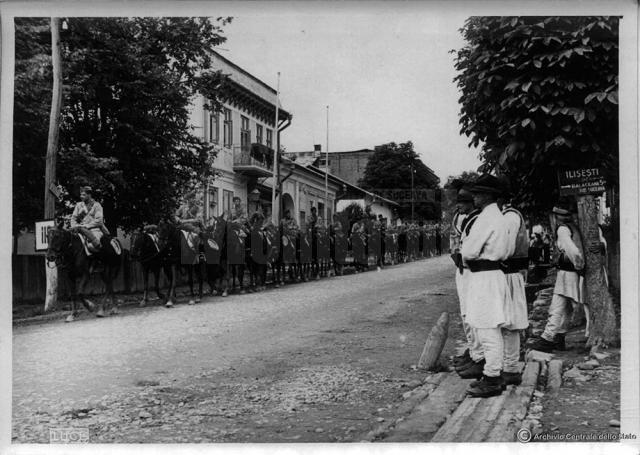 Desant călare şi pe biciclete al armatei italiene în Bucovina