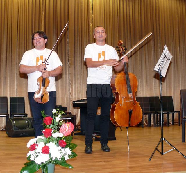 Doi profesori renumiţi în lumea muzicală internaţională, Ştefan Horvath şi Răzvan Suma
