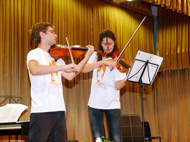 O parte dintre instrumentiștii de la masterclass-ul “Muzica la altitudine” de la Poiana Stampei vor concerta la Ateneul Român