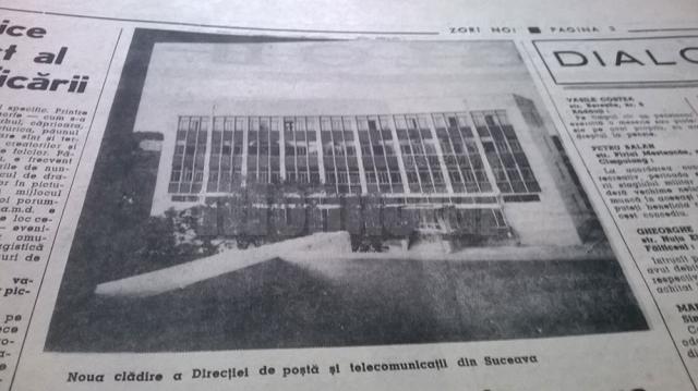 Clădirea Poştei, Zori Noi, 30 august 1969